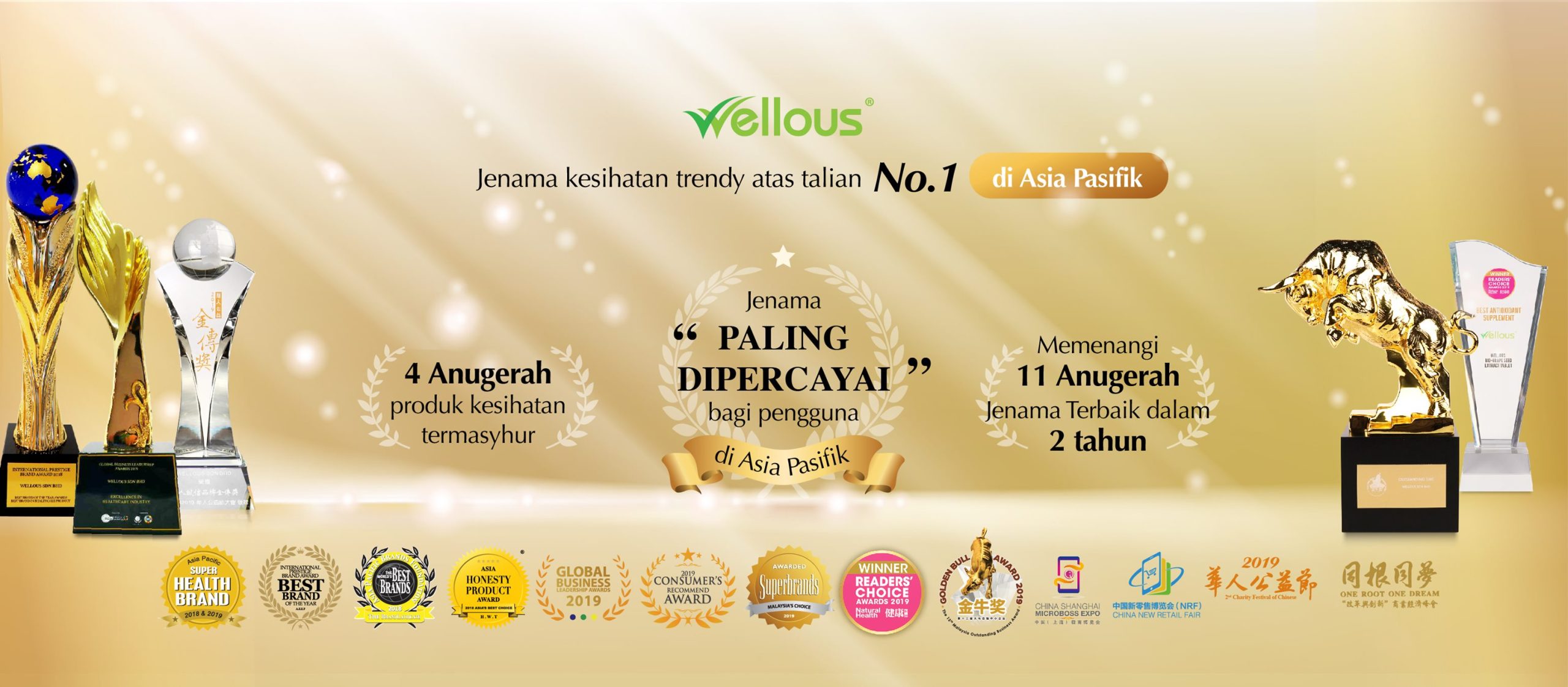 Anugerah telah dimenangi oleh Wellous